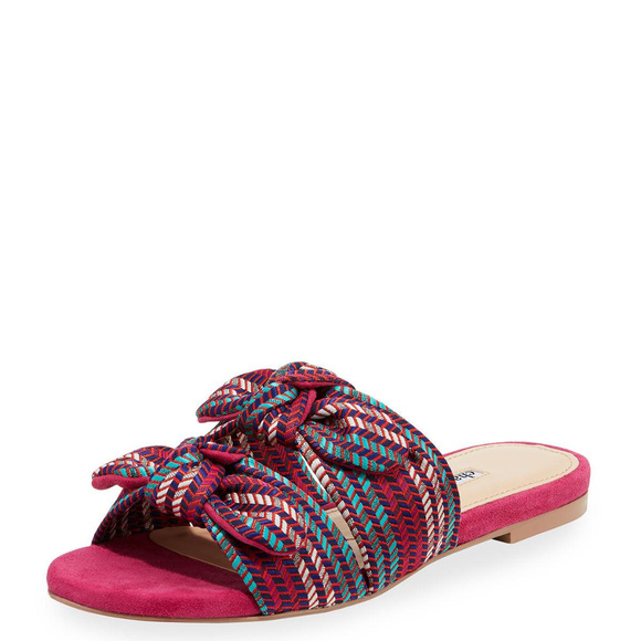 Charles David Shoes - CHARLES DAVID SOUFFLE BOW SLIDE SANDAL ~ 12 ~